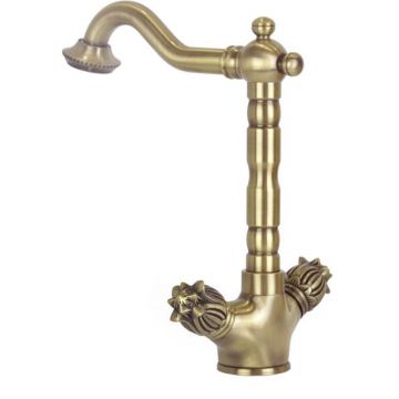 Смеситель для раковины Bronze de Luxe (Бронз Де Люкс) Florence 21381, бронза