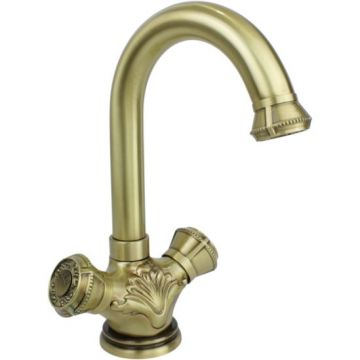 Смеситель для раковины Bronze de Luxe (Бронз Де Люкс) Royal 21981, бронза