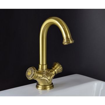 Смеситель для раковины Bronze de Luxe (Бронз Де Люкс) Royal 21981, бронза