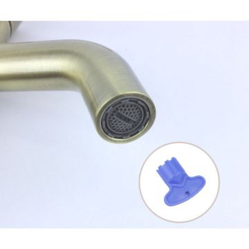 Смеситель для раковины Bronze de Luxe (Бронз Де Люкс) Scandi 1452BR, бронза