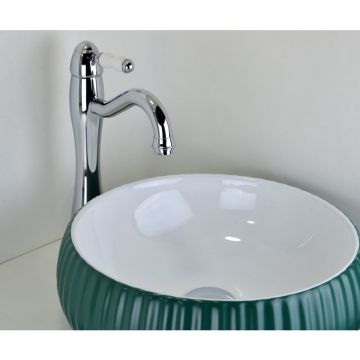 Смеситель для раковины Bronze de Luxe (Бронз Де Люкс) Tiffany C912, хром