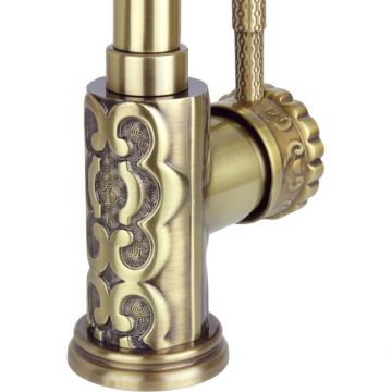 Смеситель для раковины Bronze de Luxe (Бронз Де Люкс) Windsor 10127, бронза