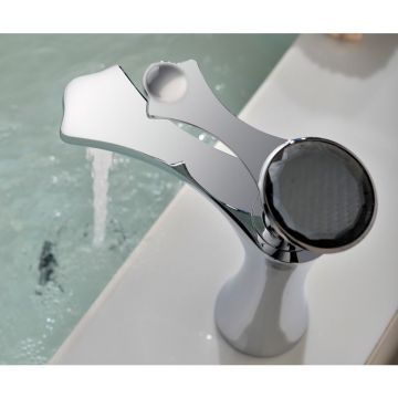 Смеситель для раковины Bronze de Luxe (Бронз Де Люкс) Yasmina 800/B03, хром