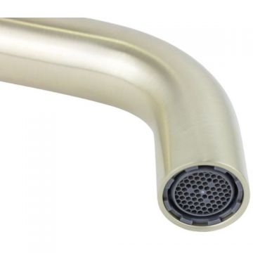 Смеситель для раковины настенный Bronze de Luxe (Бронз Де Люкс) 1760S 5530CG, матовое золото