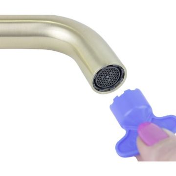 Смеситель для раковины настенный Bronze de Luxe (Бронз Де Люкс) 1760S 5530CG, матовое золото