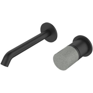 Смеситель для раковины настенный Bronze de Luxe (Бронз Де Люкс) Focus 24686BG, черный