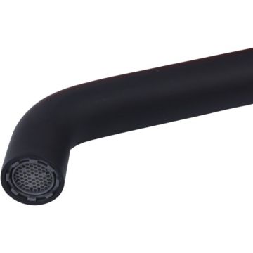 Смеситель для раковины настенный Bronze de Luxe (Бронз Де Люкс) Focus 24686BG, черный