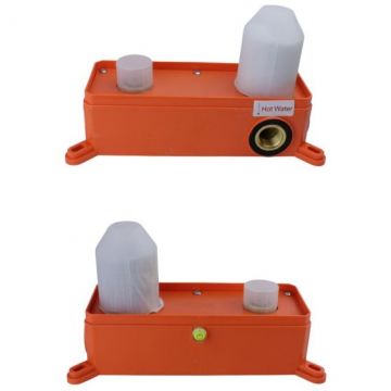 Смеситель для раковины настенный Bronze de Luxe (Бронз Де Люкс) Focus 24686BG, черный