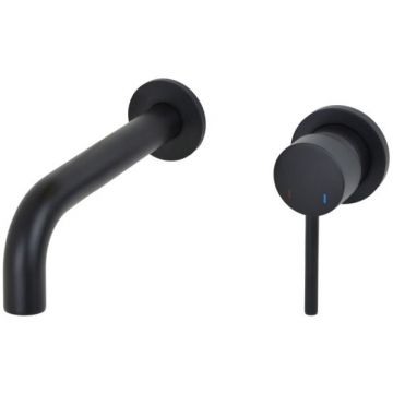 Смеситель для раковины настенный Bronze de Luxe (Бронз Де Люкс) Scandi 14511B, черный