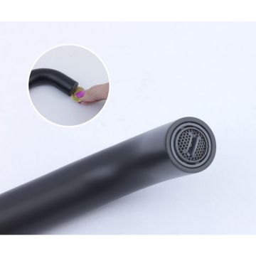 Смеситель для раковины настенный Bronze de Luxe (Бронз Де Люкс) Scandi 14511B, черный