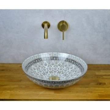 Смеситель для раковины настенный Bronze de Luxe Scandi 14511BR, бронза