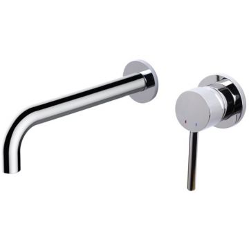 Смеситель для раковины настенный Bronze de Luxe (Бронз Де Люкс) Scandi 14511C, хром