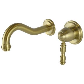 Смеситель для раковины настенный Bronze de Luxe (Бронз Де Люкс) Tiffany 1920BR, бронза