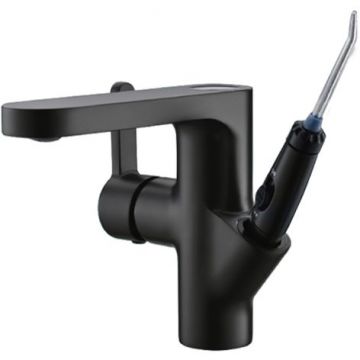 Смеситель для раковины с ирригатором Bronze de Luxe (Бронз Де Люкс) Optimal 10188B, черный