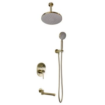 Душевая система встраиваемая Bronze de Luxe (Бронз Де Люкс) Scandi 14582/1BR, бронза