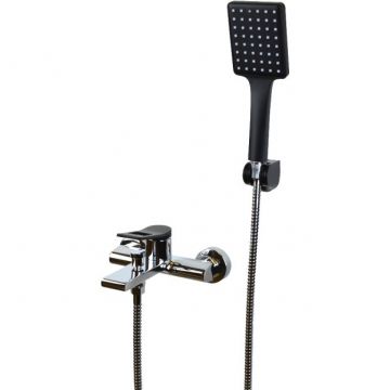 Смеситель для ванны Bronze de Luxe (Бронз Де Люкс) Element EL03CB, хром/черный