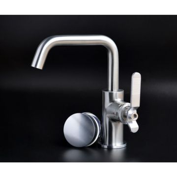 Смеситель для раковины Bronze de Luxe (Бронз Де Люкс) 1760S 1178CC, матовый хром