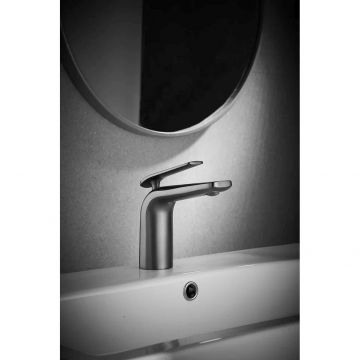 Смеситель для раковины Rose R39T R3901T, оружейная сталь