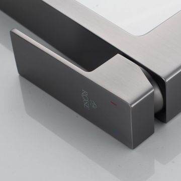 Смеситель для раковины высокий Rose (Розе) R18T R1811T-1, оружейная сталь