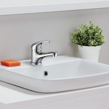 Смеситель для раковины WesnaArt (Весна Арт) Listok LIS01-210, хром