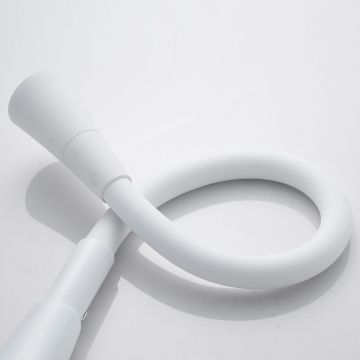 Смеситель для кухни с гибким изливом Shevanik (Шеваник) S543C-1, белый