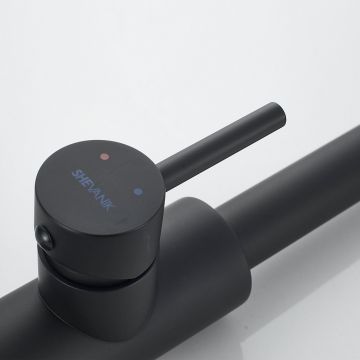 Смеситель для кухни с мультифункциональным изливом Shevanik (Шеваник) S263H, черный