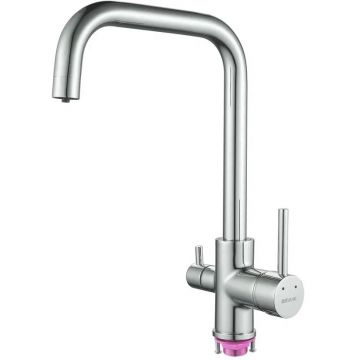 Смеситель для кухни с подключением фильтра Shevanik (Шеваник) S228, хром