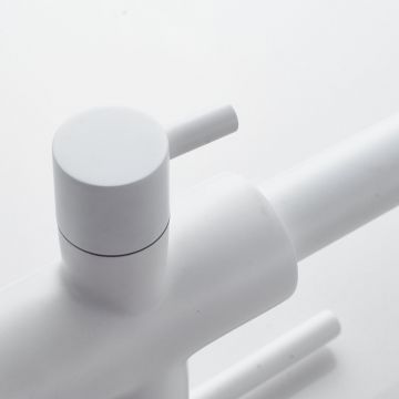 Смеситель для кухни с подключением фильтра Shevanik (Шеваник) S328C, белый