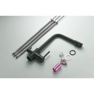 Смеситель для кухни с подключением фильтра Shevanik (Шеваник) S328H, черный