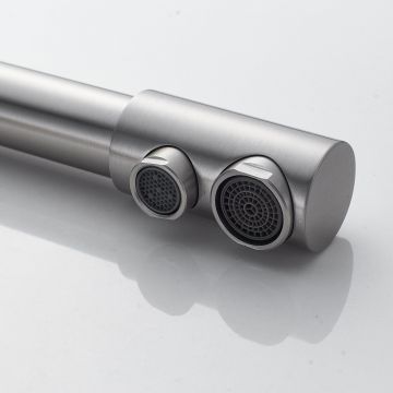 Смеситель для кухни с подключением фильтра Shevanik (Шеваник) S328L, сатин