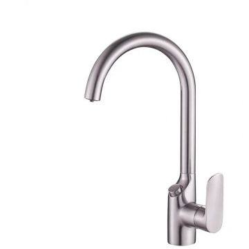 Смеситель для кухни с подключением фильтра Shevanik (Шеваник) S368L, сатин