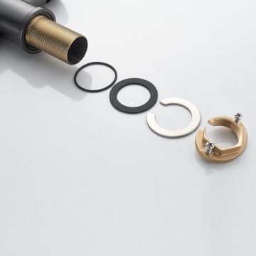 Смеситель для кухни с подключением фильтра Shevanik (Шеваник) S468T, оружейная сталь