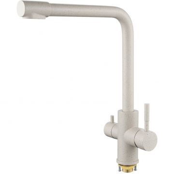 Смеситель для кухни с подключением фильтра Shevanik (Шеваник) S868X, песочный