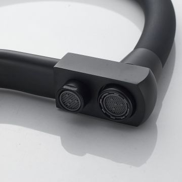 Смеситель для кухни с подключением фильтра Shevanik (Шеваник) S968H, черный