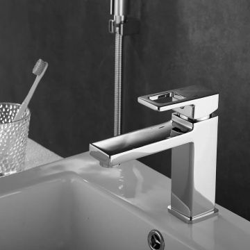 Смеситель для раковины с гигиеническим душем Shevanik (Шеваник) S8271, хром