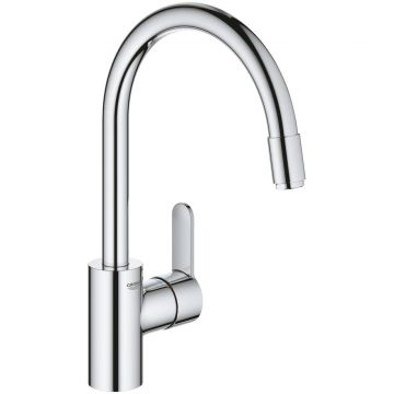 Смеситель для кухонной мойки Grohe (Гроэ) Eurostyle Cosmopolitan, высокий излив, хром (31126004)