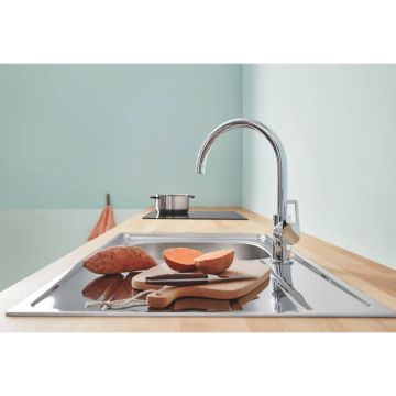 Смеситель для кухонной мойки Grohe BauLoop, хром (31232001)