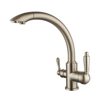 Смеситель Ganzer (Ганзер) Rein для кухни бронза GZ 16031d