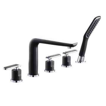 Смеситель Ganzer (Ганзер) Haiger для ванны черный GZ 52031c