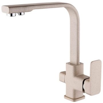 Смеситель Ganzer (Ганзер) Stefan для кухни с фильтром песочный GZ12025-M