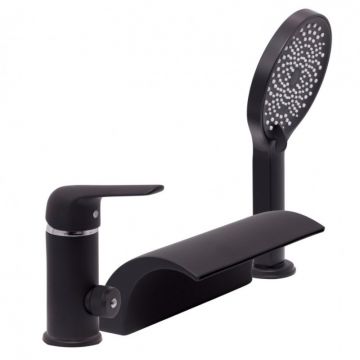 Смеситель Ganzer (Ганзер) Theresa для ванн, для душа черный GZ24033-C