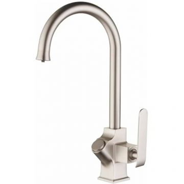 Смеситель Ganzer (Ганзер) для кухни под фильтр сатин GZ26025-G