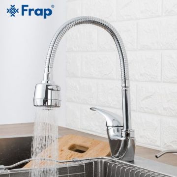 Смеситель для кухни с гибким изливом Frap (Фрап) F4303 Хром