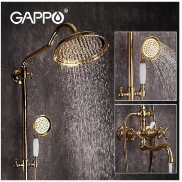 Душевая система Gappo G2489-6 Золото