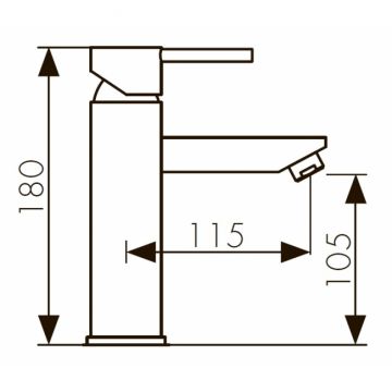 Смеситель Kaiser Sensor для раковин Хром (38311)