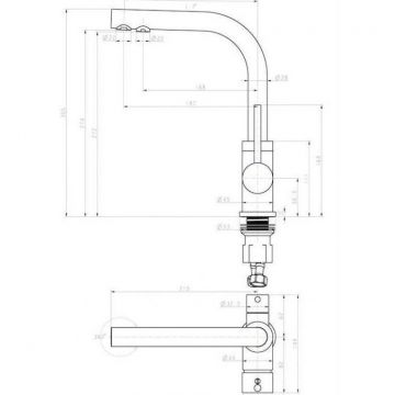Смеситель для кухни Paulmark (Паульмарк) Siеgen Si213111-302 песок