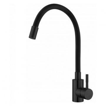 Смеситель Hansen (Хансен) для кухни с гибким изливом 59304-CC черный
