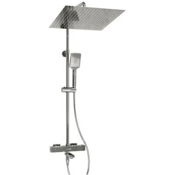 Душевой комплект с термостатическим смесителем Wasserkraft (Васеркрафт) A199.119.126.010.CH Thermo хром