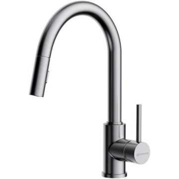 Смеситель для кухни Omoikiri (Омойкири) Shinagawa-SB BN нержавеющая сталь 4994459