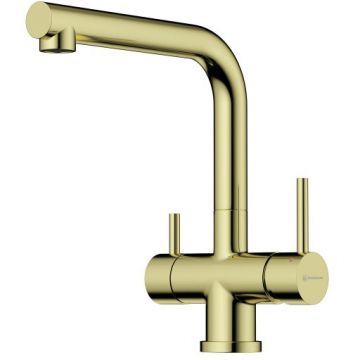 Смеситель для кухни Omoikiri (Омойкири) Takamatsu-LG под фильтр Светлое золото 4994477